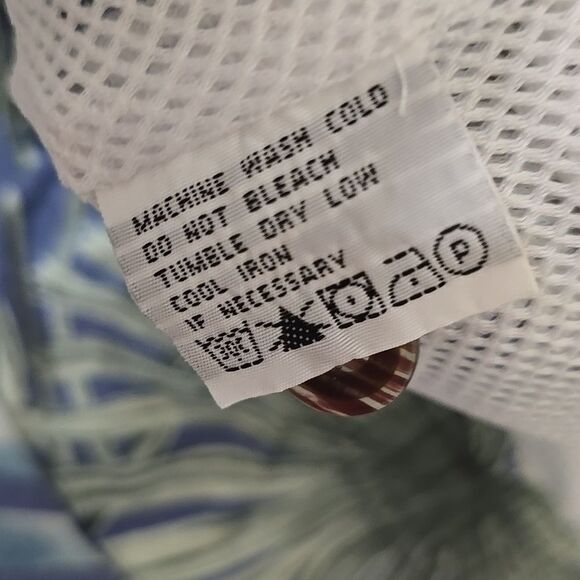 Tommy Bahama Blue Palm Print  Men's SwimmingnShorts M - Picture 8 of 9